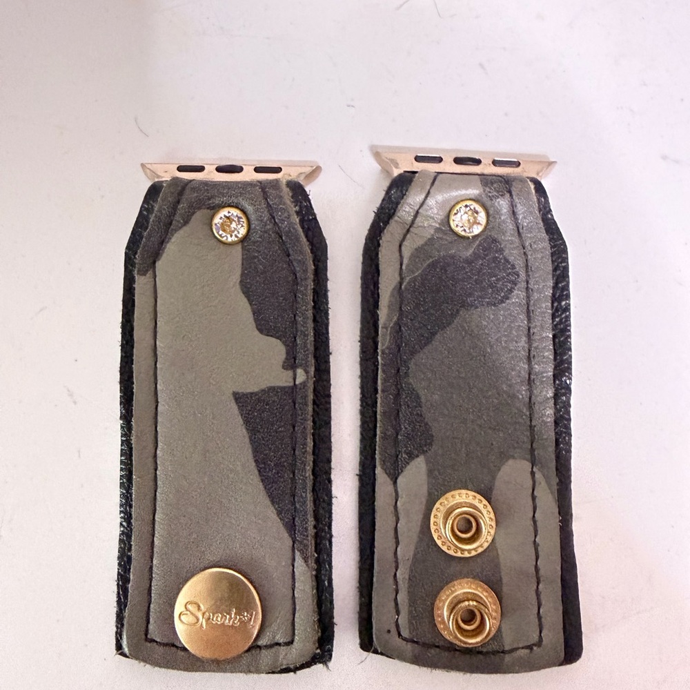 Sparkly Gold and Black Watch Strap